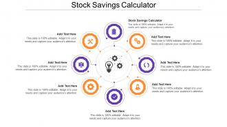 Stock Savings Calculator Ppt Powerpoint Presentation Icon Aids Cpb