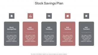 Stock Savings Plan In Powerpoint And Google Slides Cpb