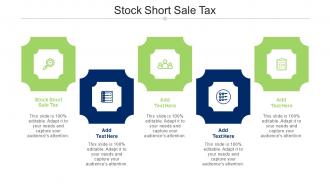 Stock Short Sale Tax Ppt Powerpoint Presentation Icon Graphics Cpb