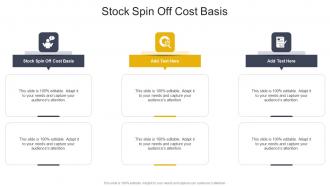 Stock Spin Off Cost Basis In Powerpoint And Google Slides Cpb