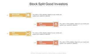 Stock Split Good Investors In Powerpoint And Google Slides Cpb