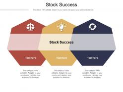 Stock success ppt powerpoint presentation slides designs download cpb