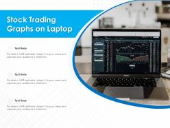 Stock Trading Graphs On Laptop