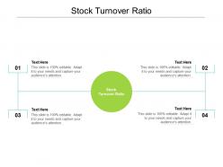 Stock turnover ratio ppt powerpoint presentation icon slide download cpb