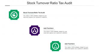 Stock Turnover Ratio Tax Audit Ppt Powerpoint Presentation Icon Microsoft Cpb