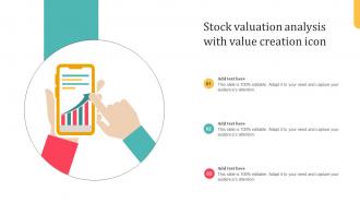 Stock Valuation Analysis With Value Creation Icon