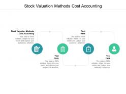 Stock valuation methods cost accounting ppt powerpoint presentation deck cpb