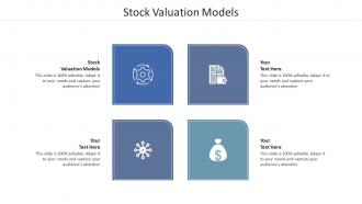 Stock valuation models ppt powerpoint presentation file slides cpb