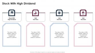 Stock With High Dividend In Powerpoint And Google Slides Cpb