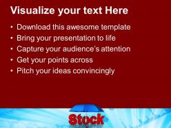 Stock word under blue umbrella powerpoint templates ppt themes and graphics 0213