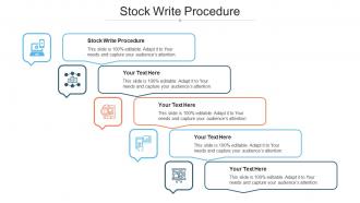 Stock Write Procedure Ppt Powerpoint Presentation Slides Ideas Cpb