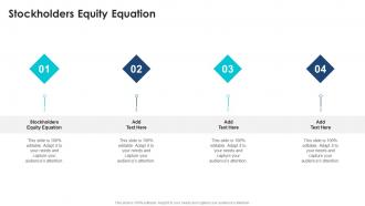 Stockholders Equity Equation In Powerpoint And Google Slides Cpb