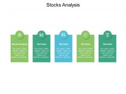 Stocks analysis ppt powerpoint presentation file examples cpb