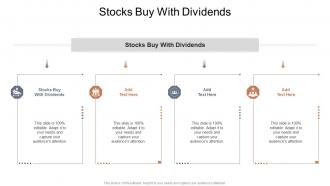Stocks Buy With Dividends In Powerpoint And Google Slides Cpb