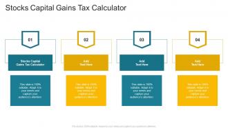 Stocks Capital Gains Tax Calculator In Powerpoint And Google Slides Cpb