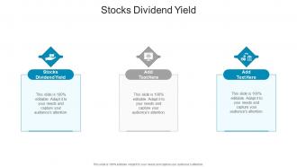 Stocks Dividend Yield In Powerpoint And Google Slides Cpb