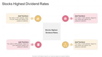 Stocks Highest Dividend Rates In Powerpoint And Google Slides Cpb