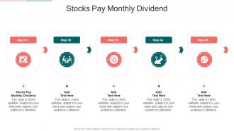 Stocks Pay Monthly Dividend In Powerpoint And Google Slides Cpb