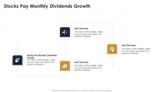 Stocks Pay Monthly Dividends Growth In Powerpoint And Google Slides Cpb