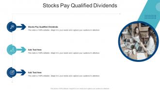 Stocks Pay Qualified Dividends In Powerpoint And Google Slides Cpb