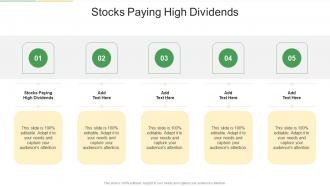 Stocks Paying High Dividends In Powerpoint And Google Slides Cpb