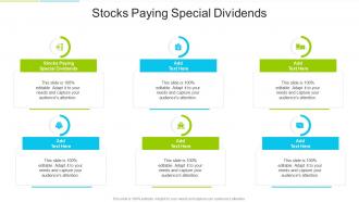 Stocks Paying Special Dividends In Powerpoint And Google Slides Cpb