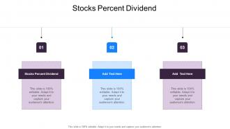 Stocks Percent Dividend In Powerpoint And Google Slides Cpb
