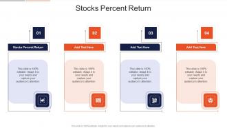 Stocks Percent Return In Powerpoint And Google Slides Cpb