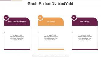 Stocks Ranked Dividend Yield In Powerpoint And Google Slides Cpb