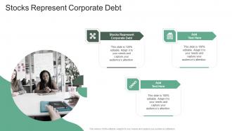 Stocks Represent Corporate Debt In Powerpoint And Google Slides Cpb