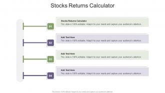Stocks Returns Calculator In Powerpoint And Google Slides Cpb