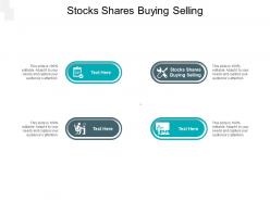 Stocks shares buying selling ppt powerpoint presentation model graphics download cpb