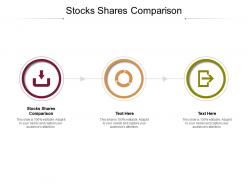 Stocks shares comparison ppt powerpoint presentation gallery graphic tips cpb