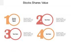 Stocks shares value ppt powerpoint presentation portfolio background image cpb