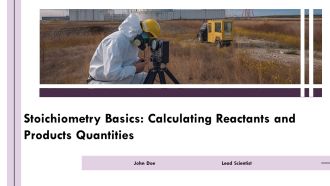 Stoichiometry Basics Calculating Reactants And Products Quantities PPT Slides AT