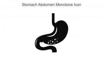 Stomach Abdomen Monotone Icon In Powerpoint Pptx Png And Editable Eps Format