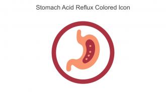 Stomach Acid Reflux Colored Icon In Powerpoint Pptx Png And Editable Eps Format