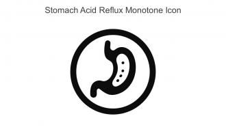 Stomach Acid Reflux Monotone Icon In Powerpoint Pptx Png And Editable Eps Format