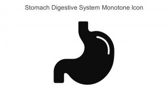 Stomach Digestive System Monotone Icon In Powerpoint Pptx Png And Editable Eps Format