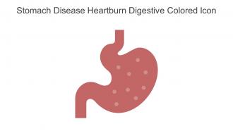 Stomach Disease Heartburn Digestive Colored Icon In Powerpoint Pptx Png And Editable Eps Format