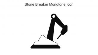 Stone Breaker Monotone Icon In Powerpoint Pptx Png And Editable Eps Format