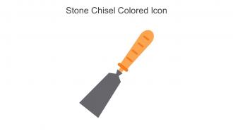 Stone Chisel Colored Icon In Powerpoint Pptx Png And Editable Eps Format