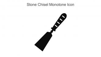 Stone Chisel Monotone Icon In Powerpoint Pptx Png And Editable Eps Format