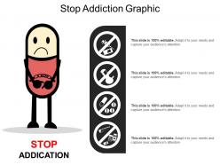 Stop addiction graphic
