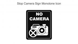 Stop Camera Sign Monotone Icon In Powerpoint Pptx Png And Editable Eps Format