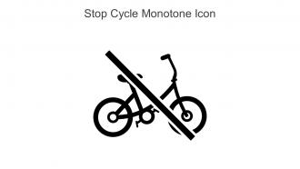Stop Cycle Monotone Icon In Powerpoint Pptx Png And Editable Eps Format