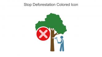 Stop Deforestation Colored Icon In Powerpoint Pptx Png And Editable Eps Format