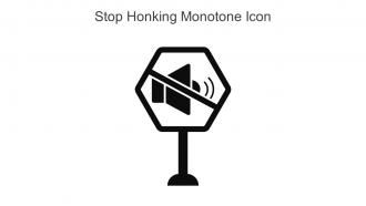 Stop Honking Monotone Icon In Powerpoint Pptx Png And Editable Eps Format