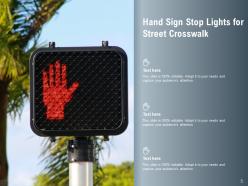Stop Lights Starting Street Crosswalk Pedestrians Cyclists