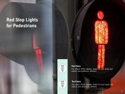 Stop Lights Starting Street Crosswalk Pedestrians Cyclists